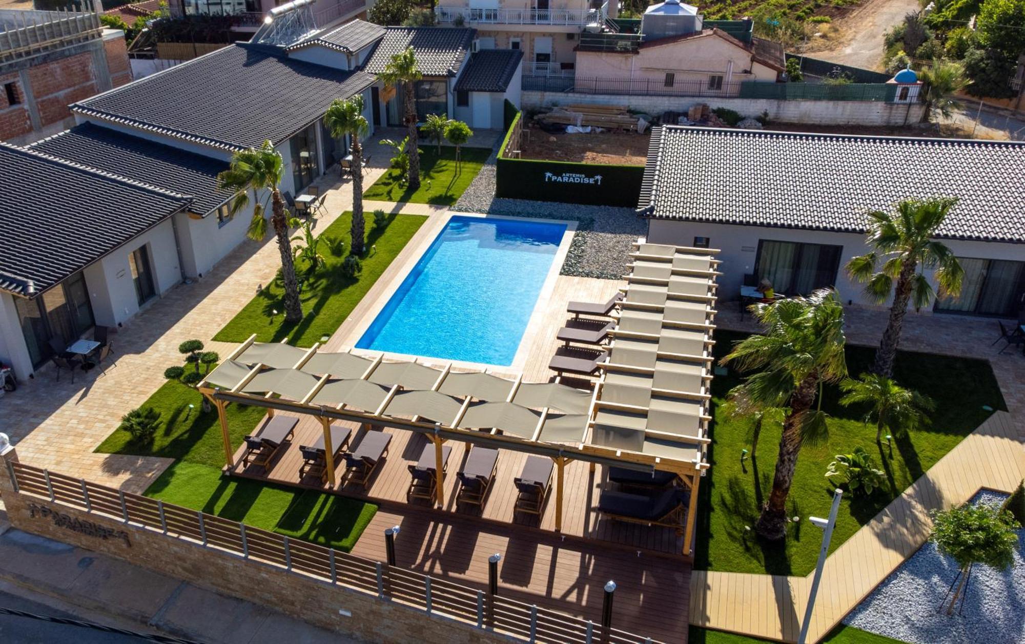 Paradise Apartments Artemida Ngoại thất bức ảnh